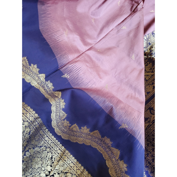 Women Pure Silk Kanjivaram Saree Handloom Wedding Festive Designer - Picture 14 of 16